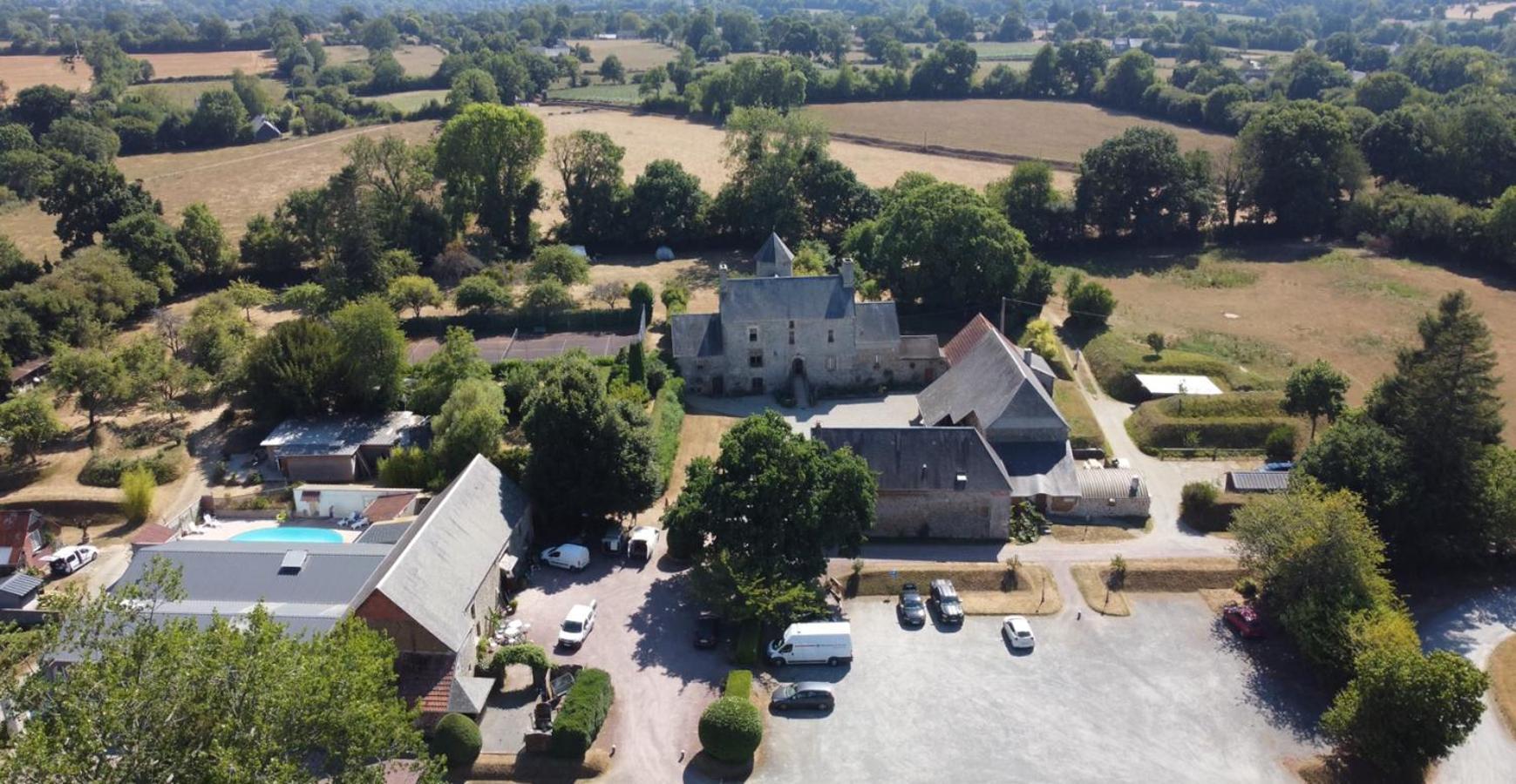 Manoir De La Foulerie Bed & Breakfast Ancteville Eksteriør bilde